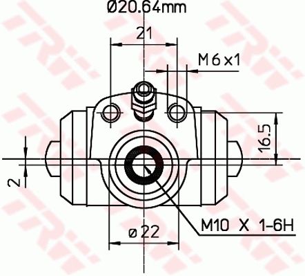 Radbremszylinder