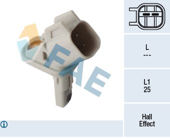 Sensor, wheel speed 78422