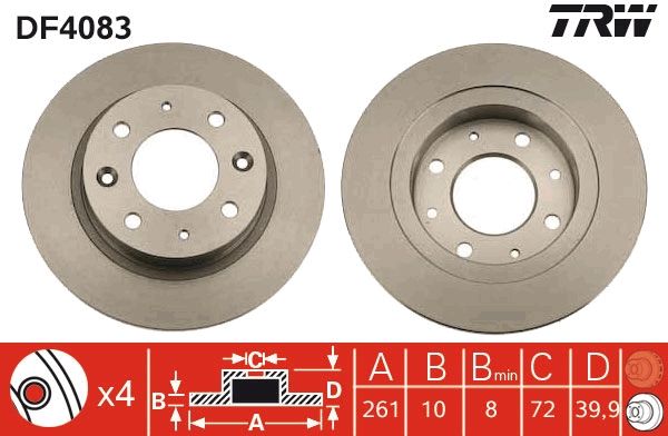 PAIRE DE DISQUES  9900