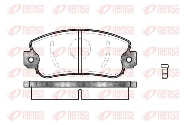 Premium Front Brake Pad Set Premium Front Brake Pad Set