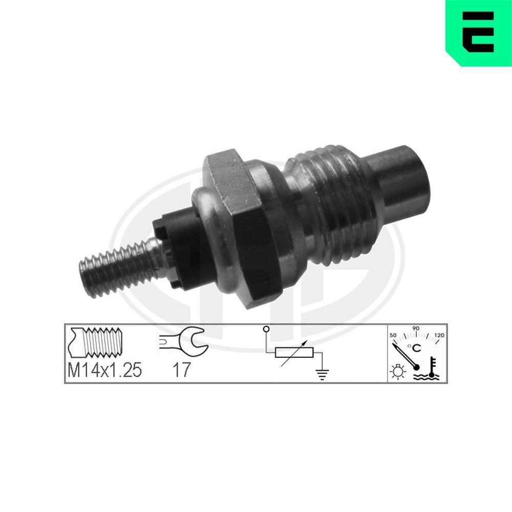 Sensor, K&uuml;hlmitteltemperatur