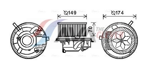AVA QUALITY COOLING VN8341 - Innenraumgebl&auml;se