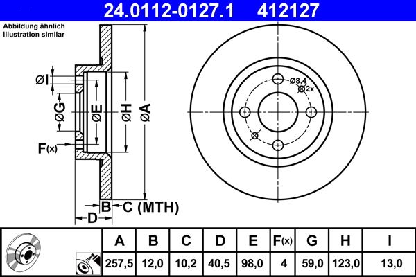 Brake Disc 24.0112-0127.1