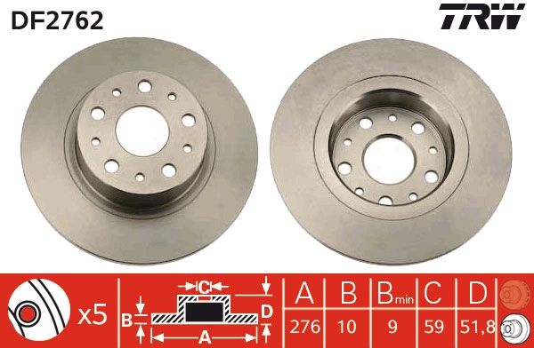 PAIRE DE DISQUES  9900