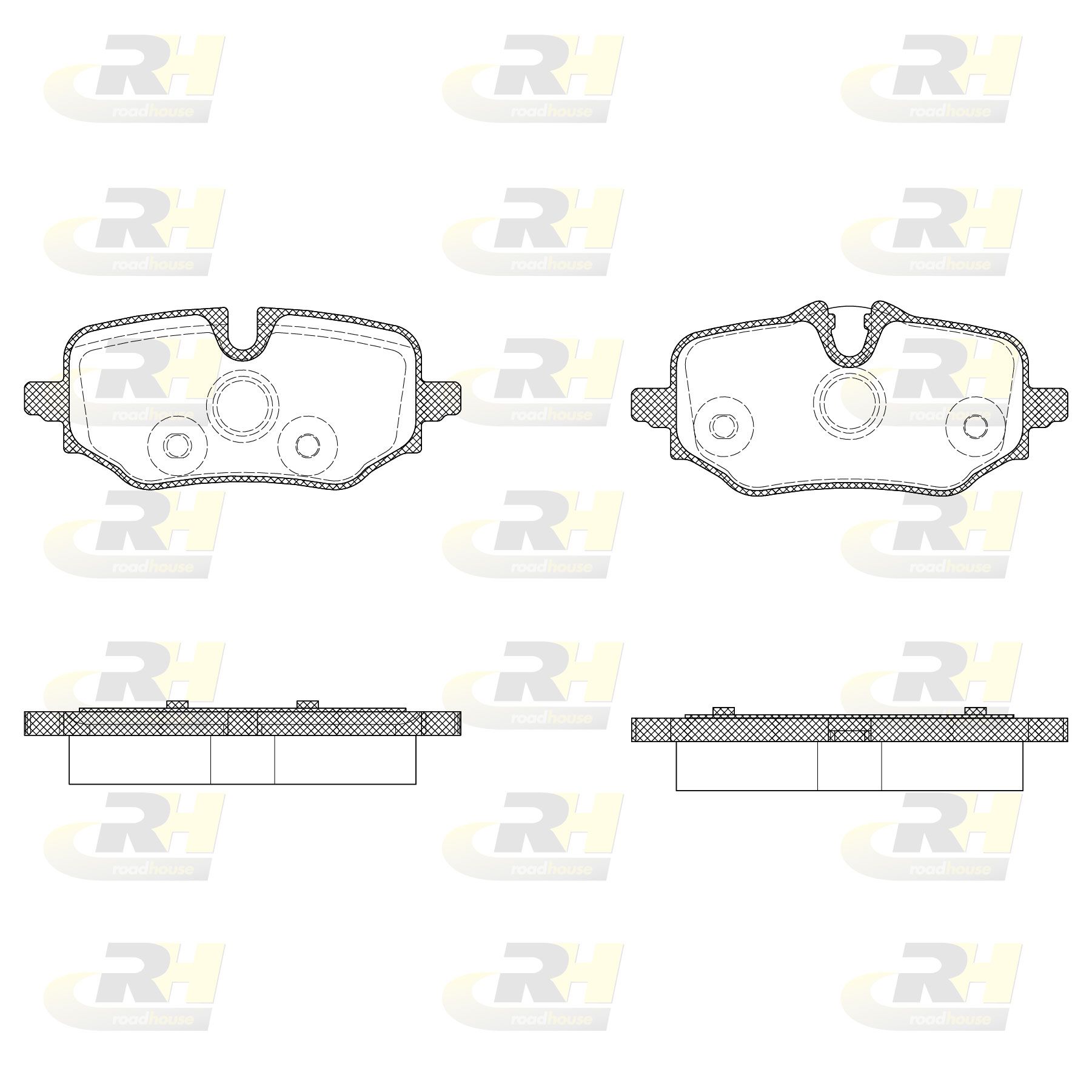 Bremsbelagsatz, Scheibenbremse