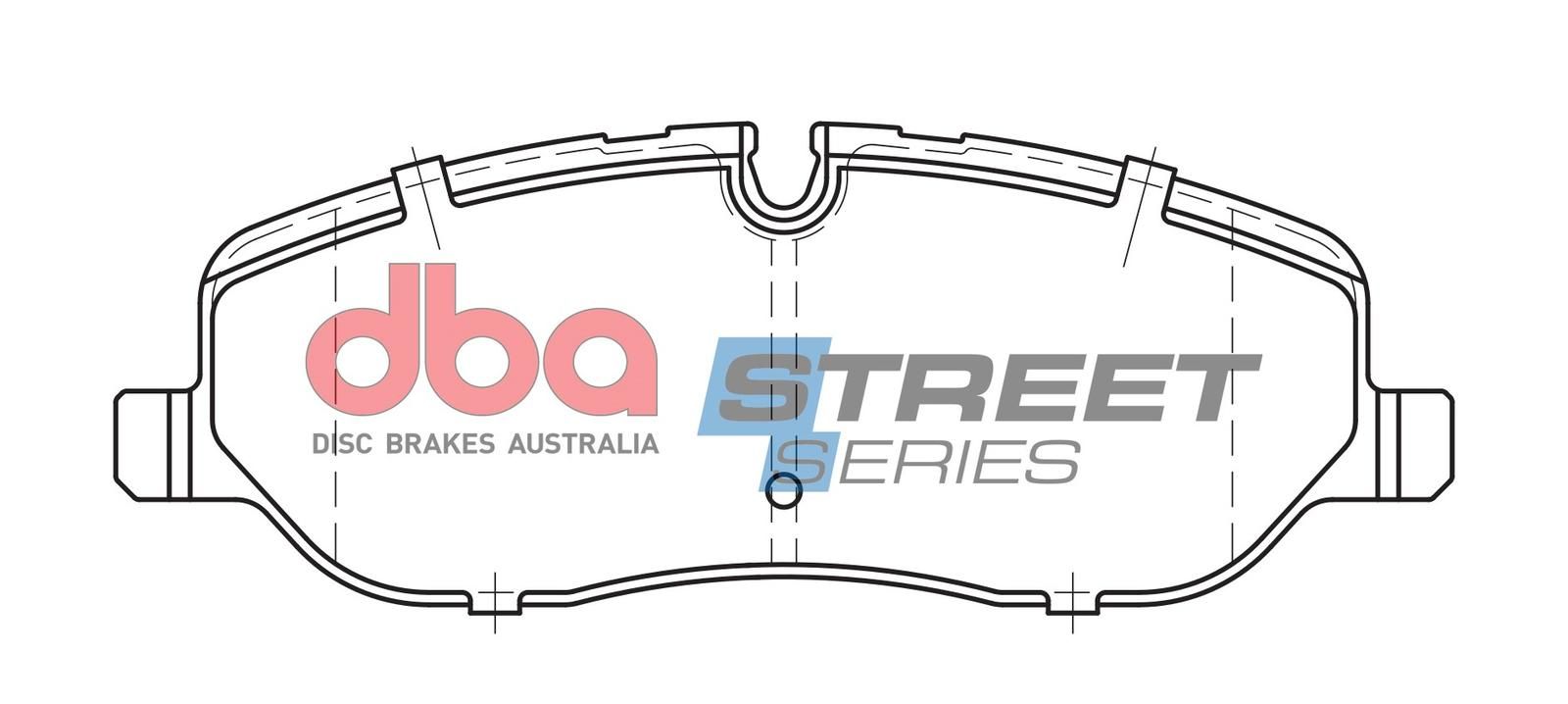 DBA SS STREET SERIES BRAKE PADS [ Landrover & Range Rover 2005-2014 F ](suits wear sensor DBAWS1022, DBAWS1078, DBAWS1080, DBAWS1081, DBAWS1084 ) - TecDoc Only