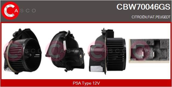CBW70046GS CASCO Genuine Utastér-ventilátor