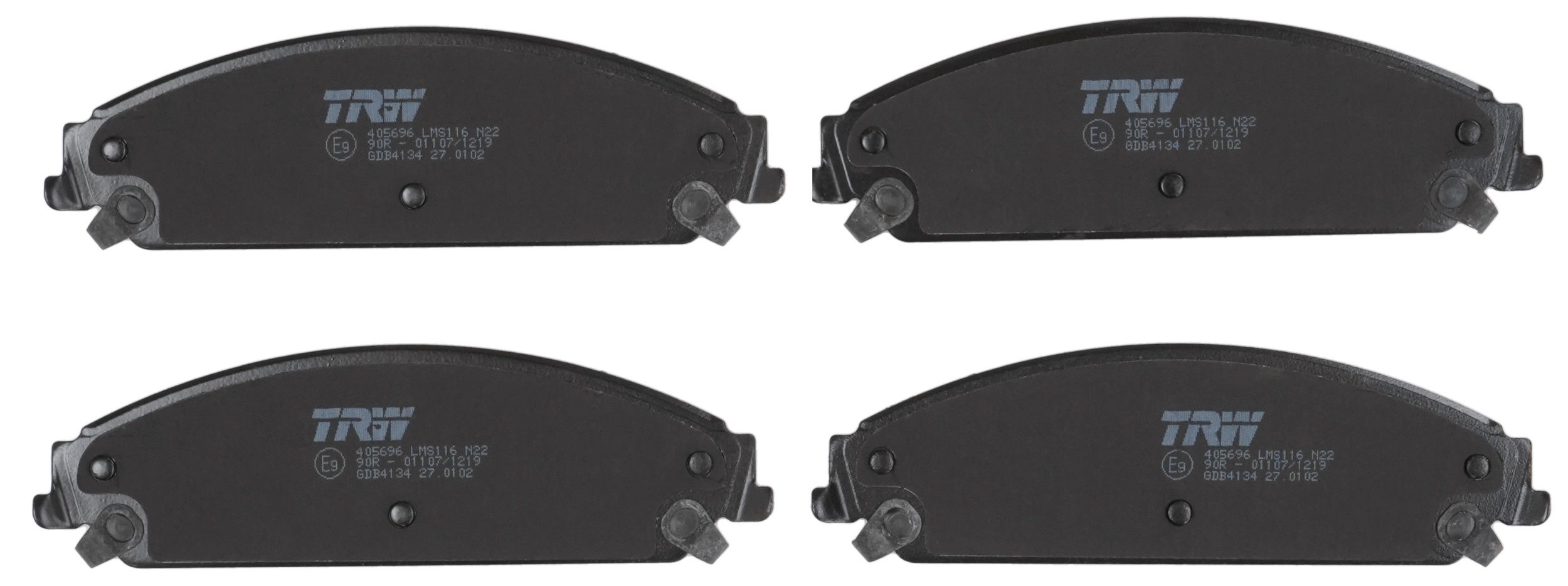 TRW DISC BRAKE PADS - TecDoc 2