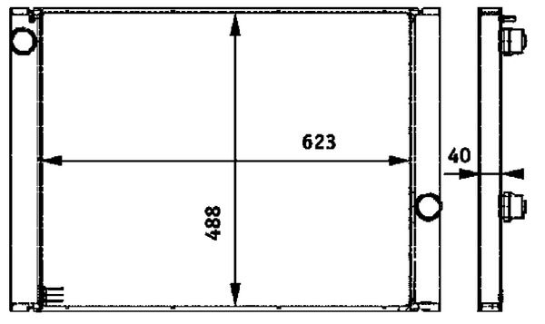 Radiador, refrigeración del motor