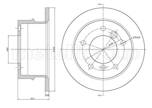 Brake Disc 23-0491