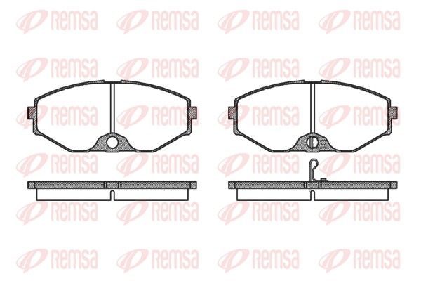 Brake Pad Set, disc brake 0375.02