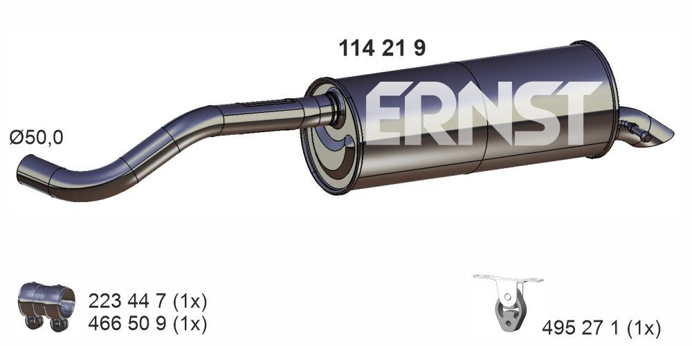 ERNST 114219 - Endschalld&auml;mpfer