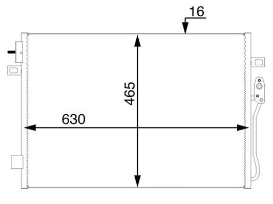 WG2368974 WILMINK GROUP kondenzátor, klíma