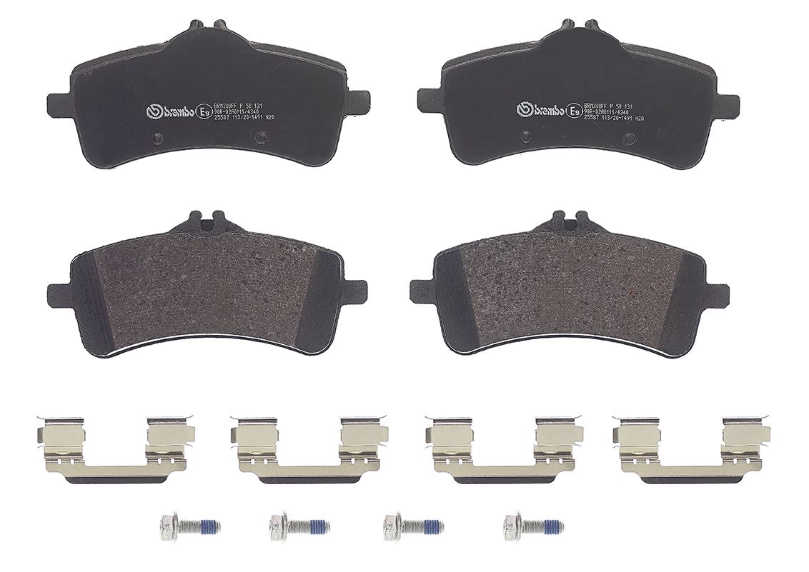 Brembo P 50 131 Bremsbelagsatz, Scheibenbremse