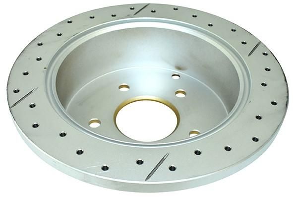 Street Gold Cross-drilled/slotted SLD [ Holden 97-07 VT-VZ R ] - TecDoc 2