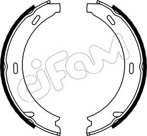 Brake Shoe Set, parking brake 153-233