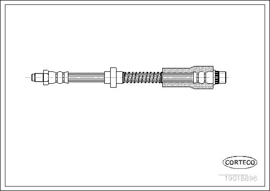 FLEXIBLE DE FREIN PEUGEOT-PEUGEO  0705