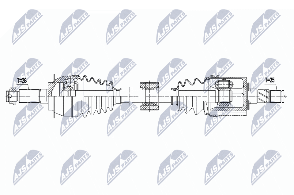 NTY NPW-SU-063 Antriebswelle