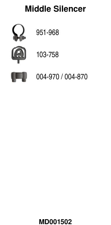 Mittelschalld&auml;mpfer