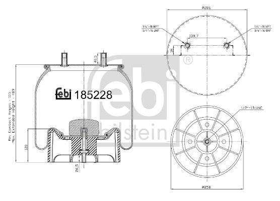 COSSE MALE ISO JAUN 6.35 X100  CONDITIONNé PAR 100 PIèCES