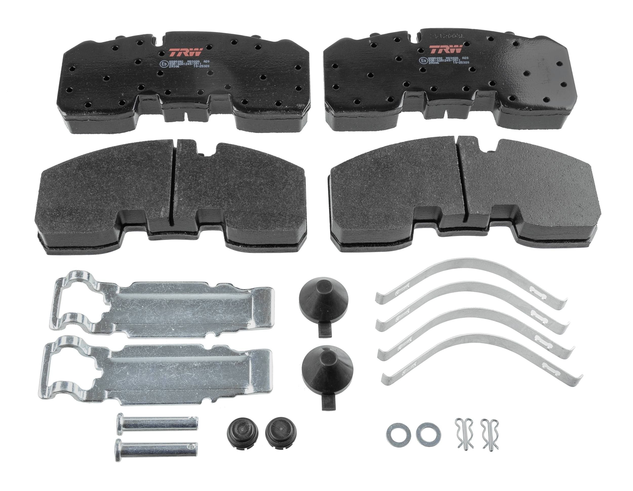 TRW DISC BRAKE PADS - TecDoc 2