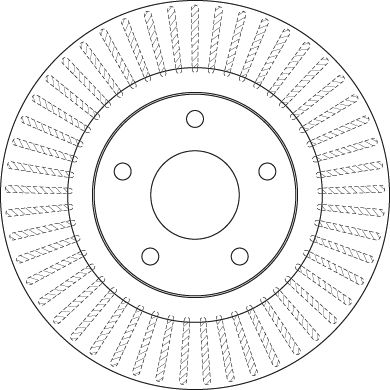 TRW BRAKE DISC - TWIN PACK - TecDoc 2