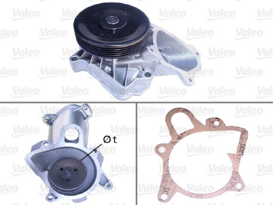 Water Pump, engine cooling 506710