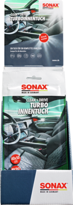 SONAX Clean+Drive TurboInnenTuch 40x50 Thekendisplay / 1 Stück