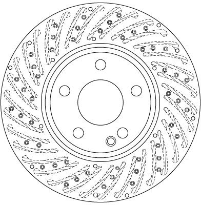 TRW BRAKE DISC - TecDoc 2