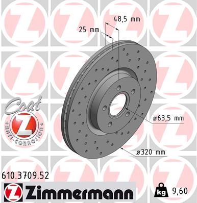 Brake Disc 610.3709.52