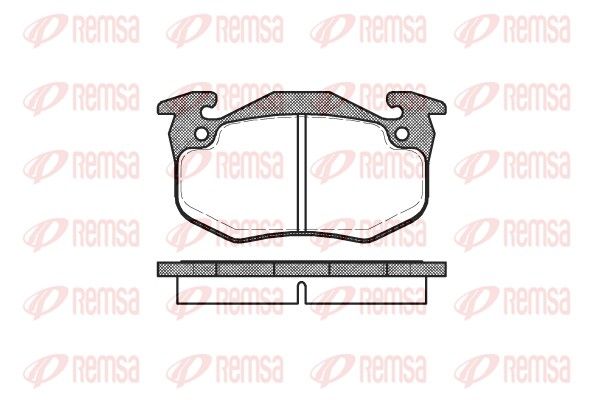 Brake Pad Set, disc brake 0144.80