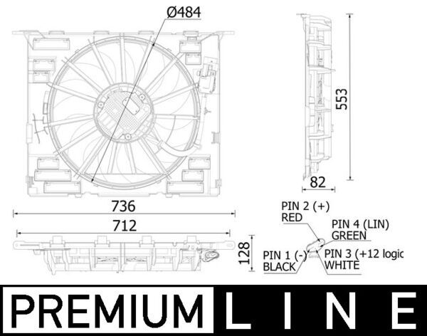 MAHLE CFF 549 000P - L&uuml;fter, Motork&uuml;hlung