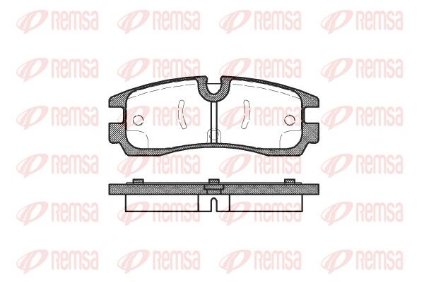 Premium Rear Brake Pad Set Premium Rear Brake Pad Set