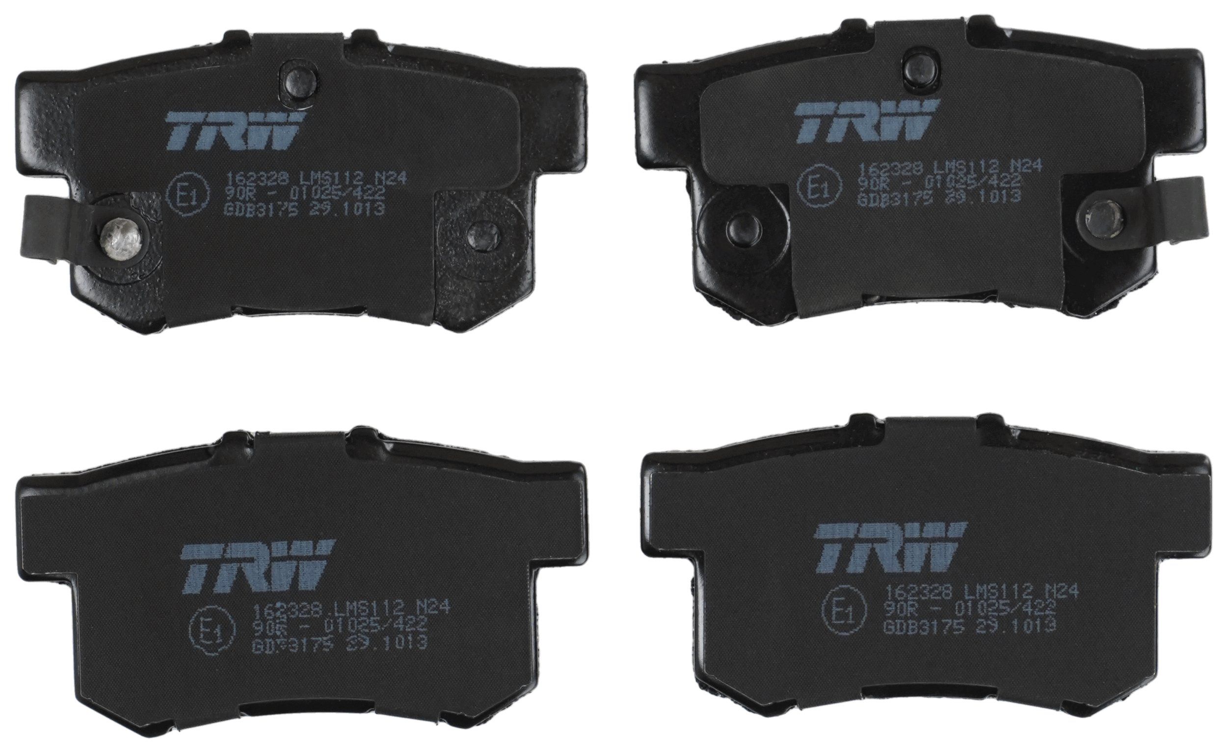 TRW DISC BRAKE PADS - TecDoc 2