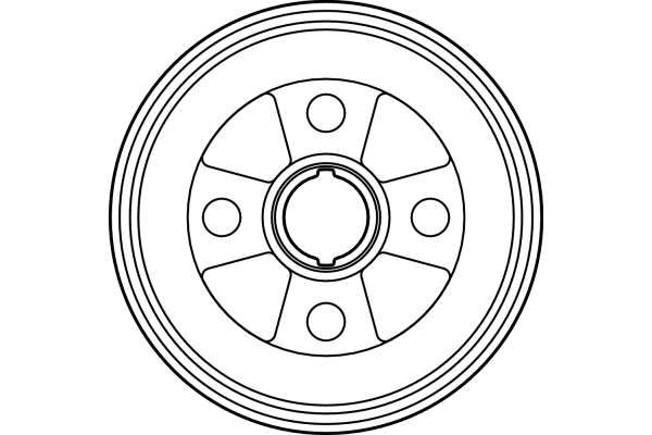 TRW BRAKE DRUM - TecDoc 2