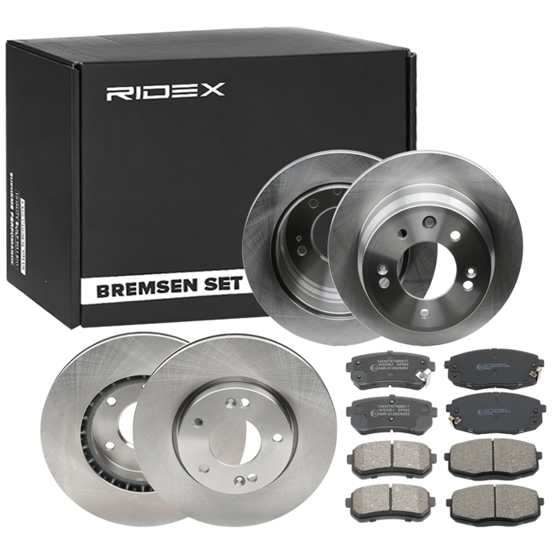 Remmenset, remschijf