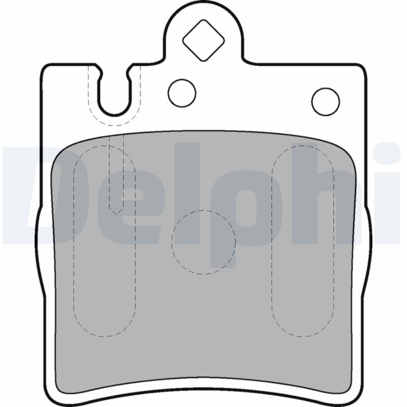 JEU DE PLAQUETTES DE FREIN  0701