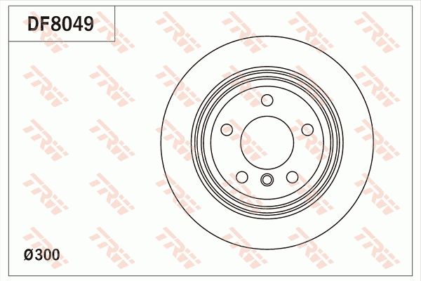 TRW BRAKE DISC - TecDoc Only