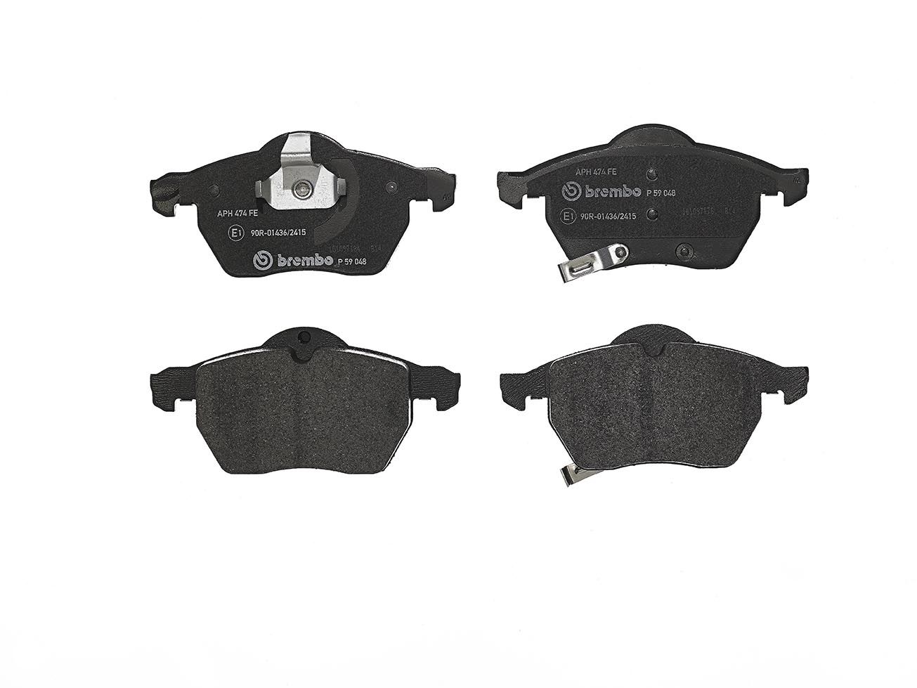 BREMBO P 59 048 - Bremsbelagsatz, Scheibenbremse PRIME LINE