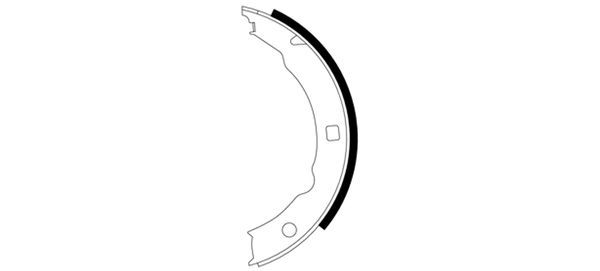 Brake Shoe Set, parking brake 91054800