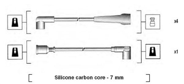 941295070856 MAGNETI MARELLI gyújtókábelkészlet