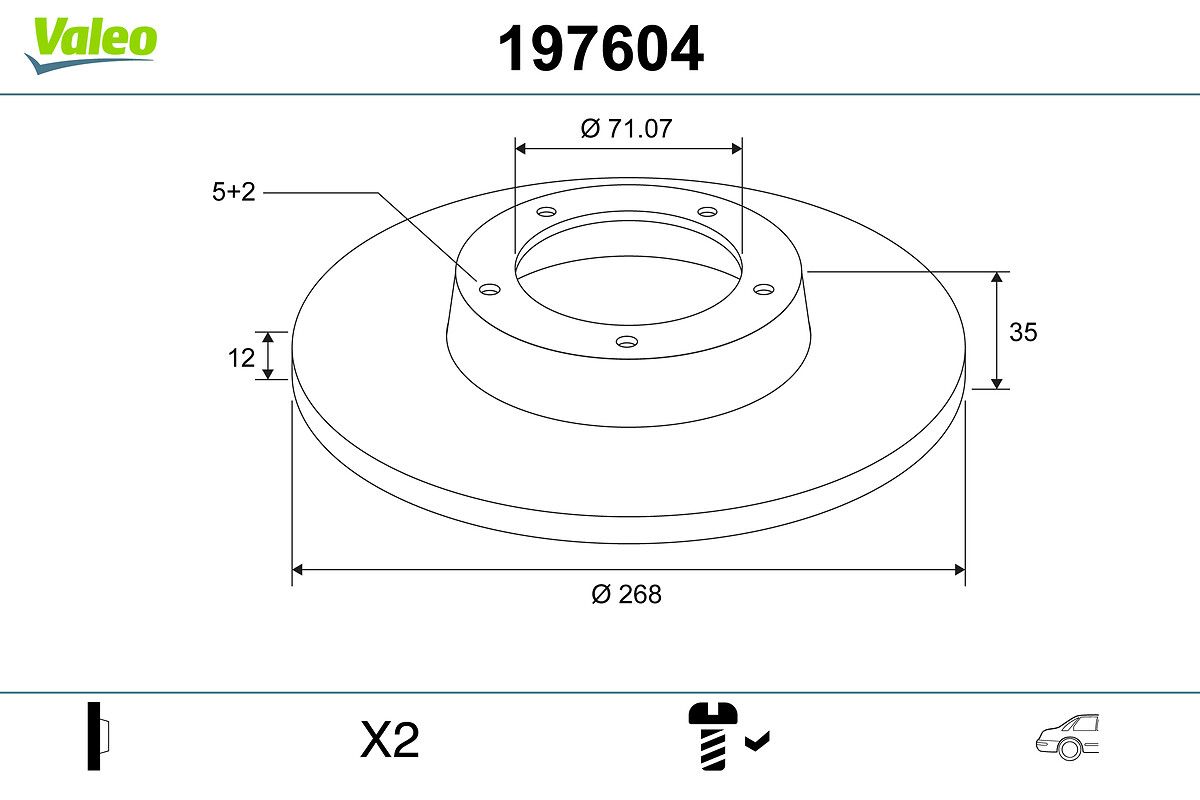 Brake Disc 197604