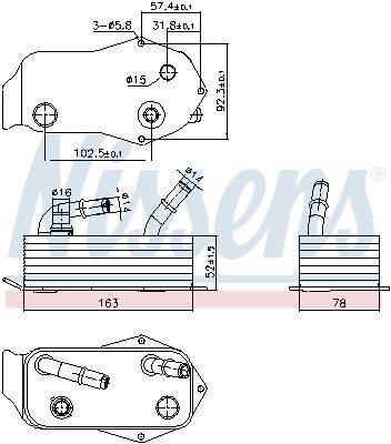 NISSENS 91353 - &Ouml;lk&uuml;hler, Automatikgetriebe