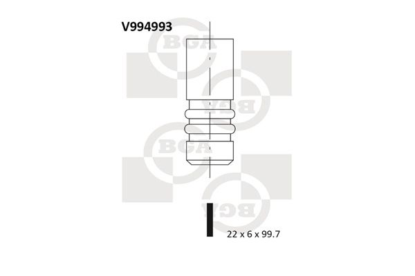 V994993 BGA Kipufogószelep