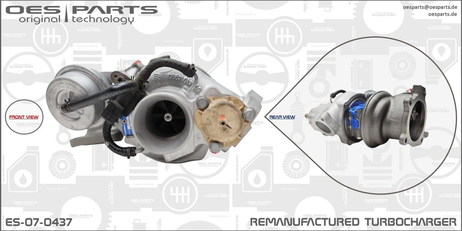 OES PARTS ES-07-0437 - Lader, Aufladung