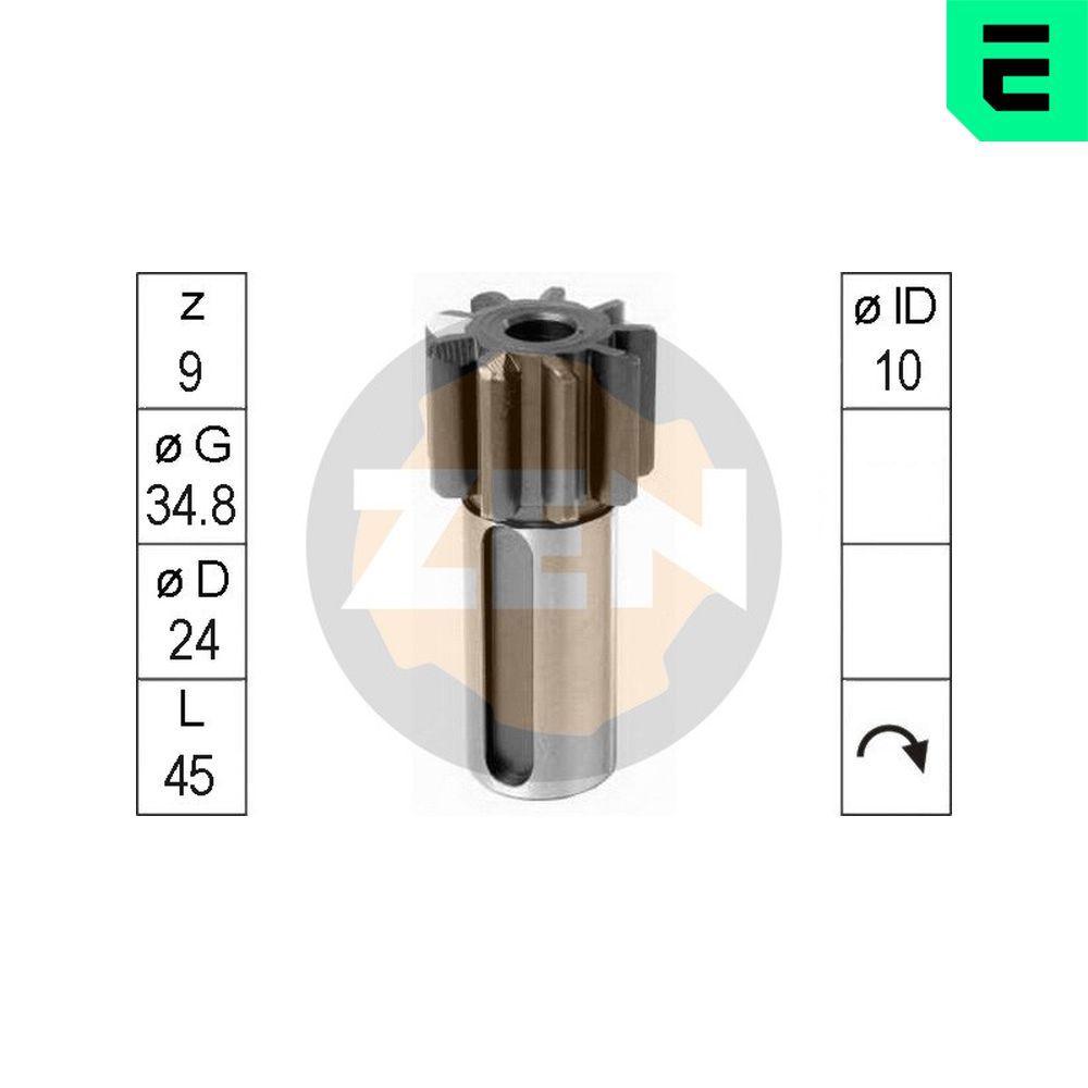 ZN1111 ERA fogaskerék, önindító