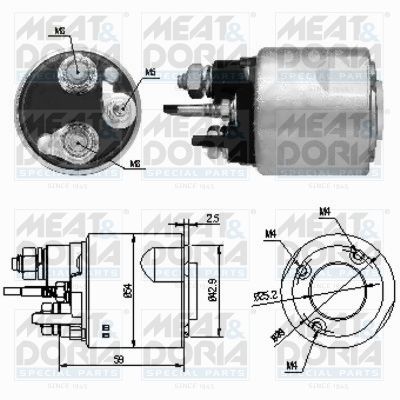 Solenoid Switch, starter 46159