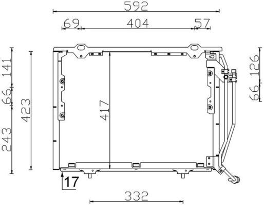 WG2368747 WILMINK GROUP kondenzátor, klíma
