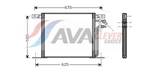 MS5220 AVA QUALITY COOLING kondenzátor, klíma