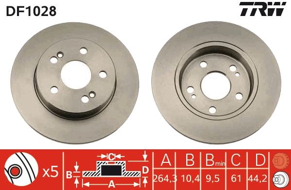 PAIRE DE DISQUES  9900